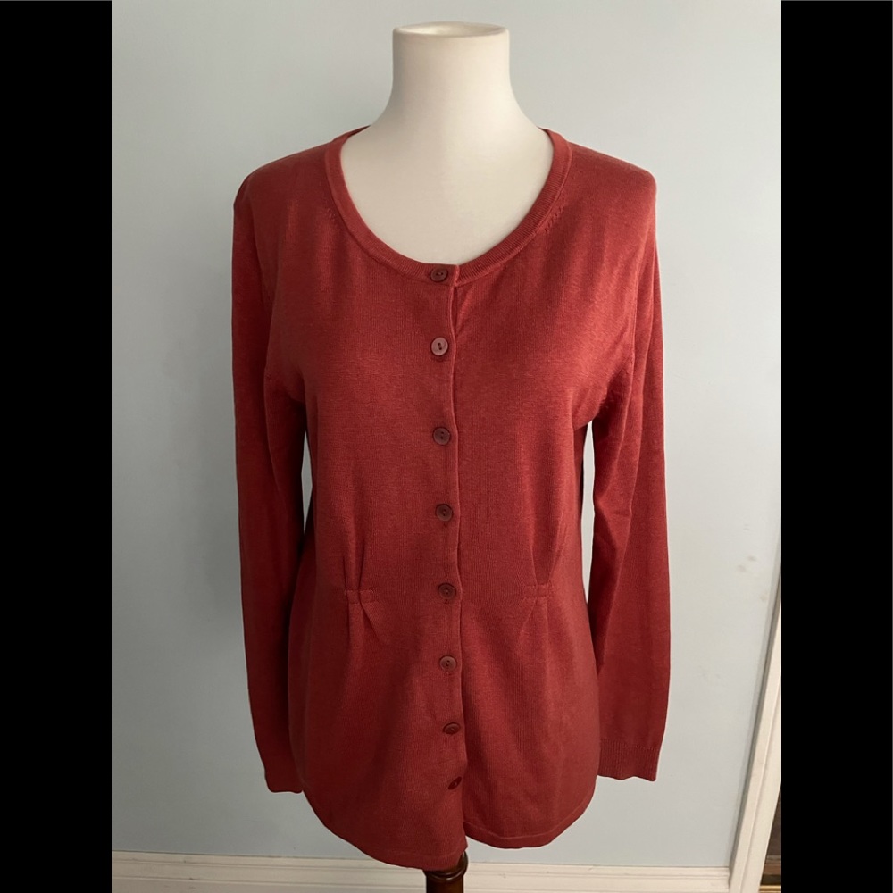 Coldwater Creek silk cardigan sweater size small
